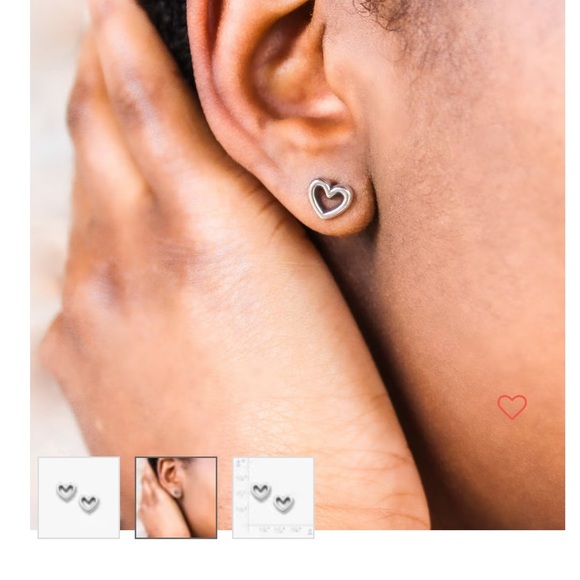 James Avery Heart Earrings - Picture 5 of 5